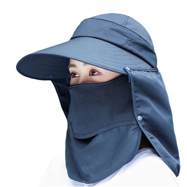 Sun Cap with Neck Flap, Fishing Hat with UPF 50+