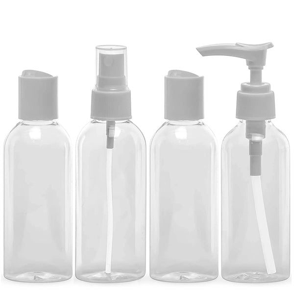 Travel Toiletries Clear Plastic Mini Container