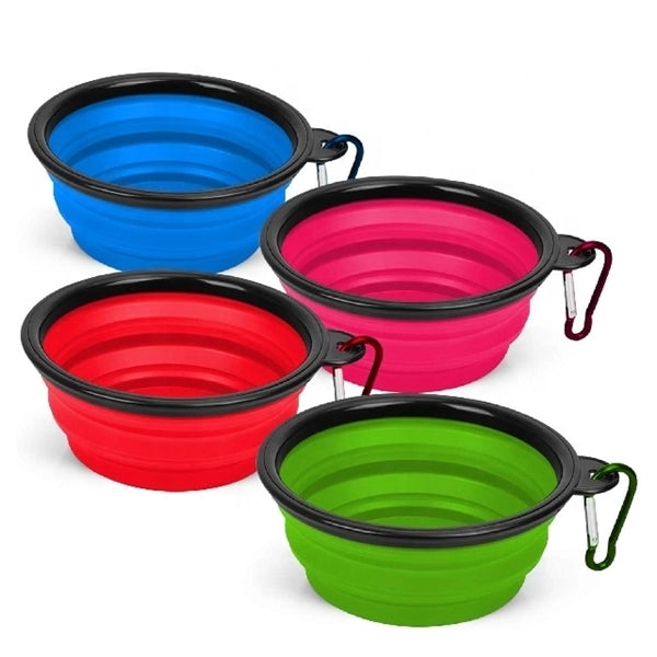 Collapsible Travel Dog Bowls with Custom Logo