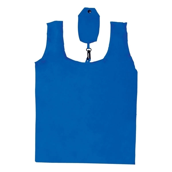 Large Resuable Polyester Folding Grocery Tote Bag