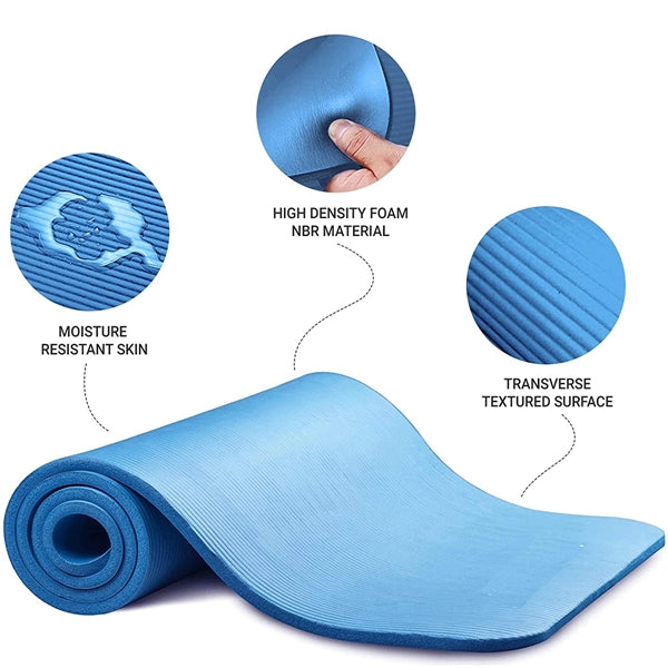 Thick Yoga Mat with Strap