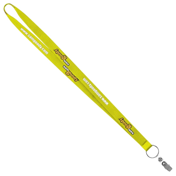 3/4" Recycled Screen Printed Lanyard