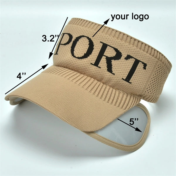 Summer Sun Visor Hat with Retractable Brim