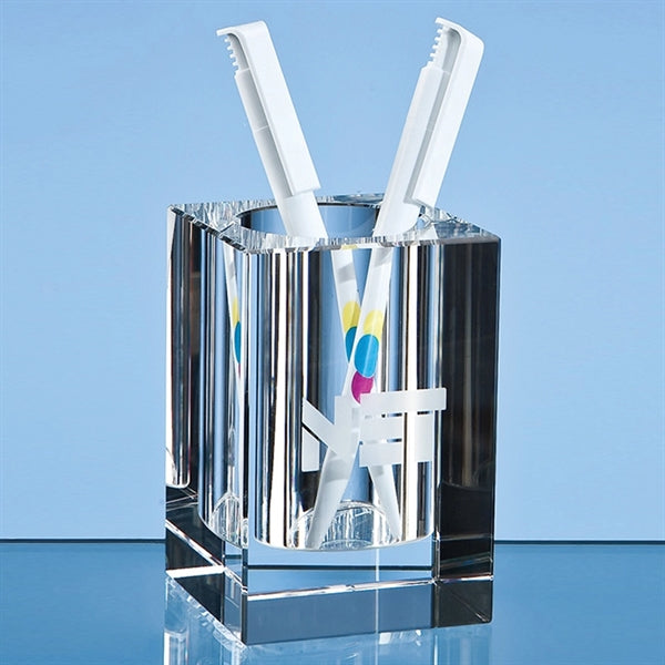 Optical Crystal Pen Holder