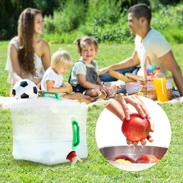 5 Gallon Portable Collapsible Water Container with Spigot