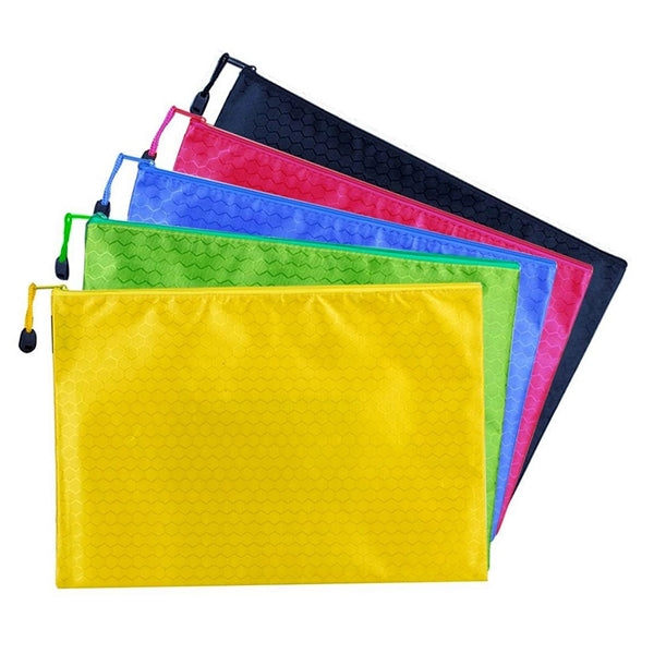 A4 Waterproof Zipper File Bags Organizer Pouch