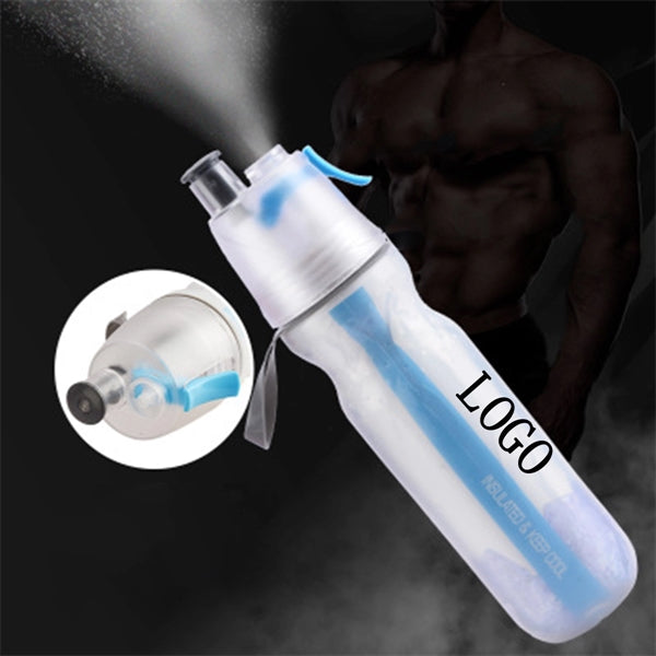 Outdoor Plastic Cycling Spray Sports Water Bottle