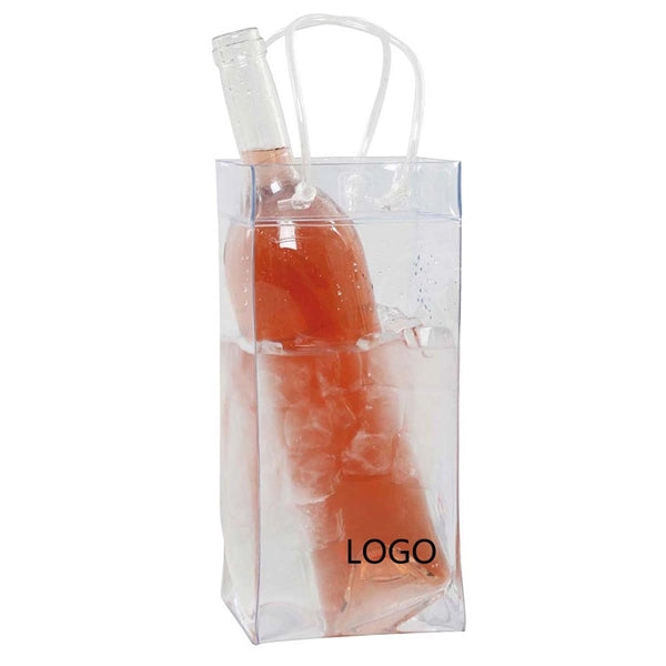 Collapsible PVC Ice Bag W/ Handles