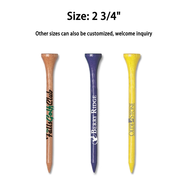 Wooden golf tees