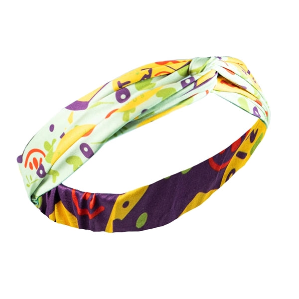 Full Color Knotted Head Band