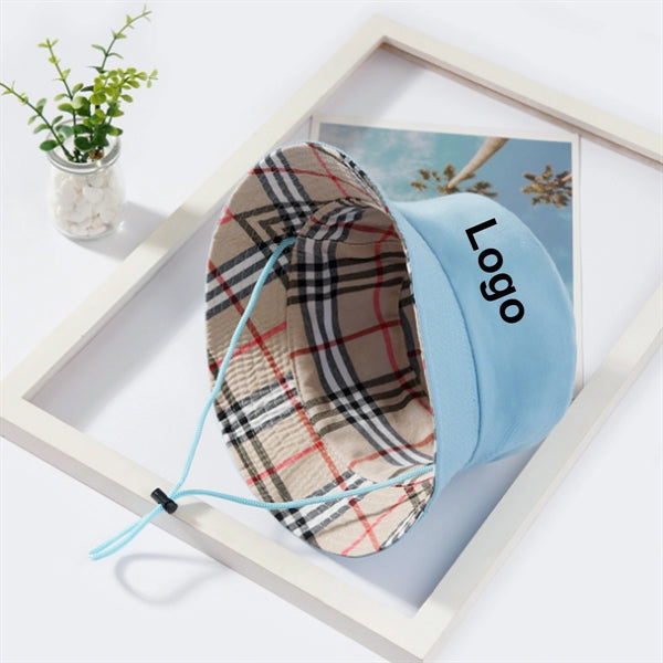 Plaid Print Fisherman Hat