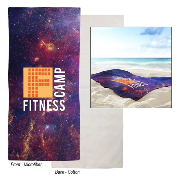 55"x27.6" Full Color Microfiber Beach Towel