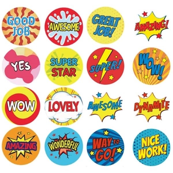 Cute Reward Motivational Stickers