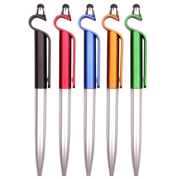 3in1 Advertising Stylus Ballpoint Pen Click Pen Phone Holder