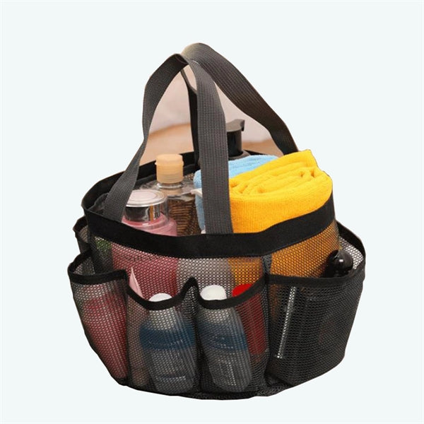 Portable mesh beach bag