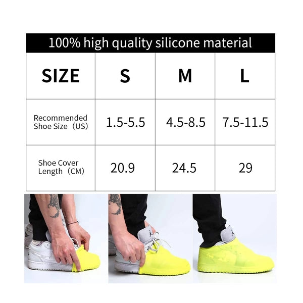 Silicone Waterproof Rain Shoe Covers