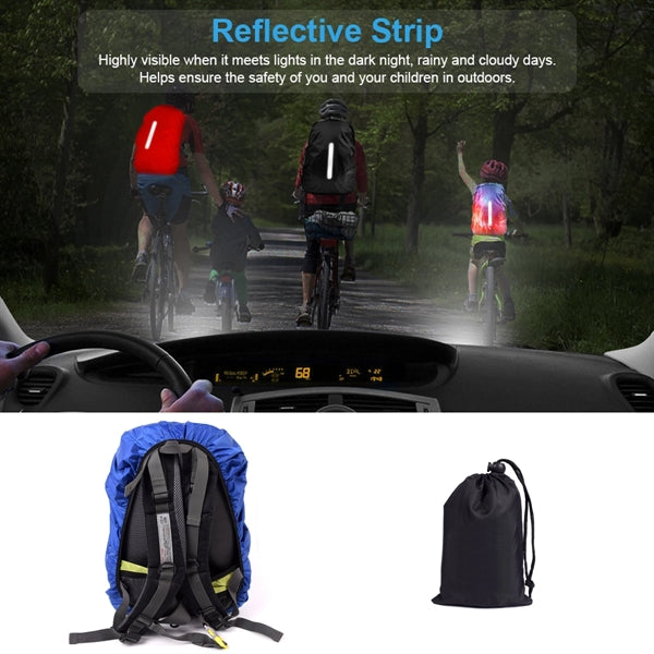 Full Color Backpack Waterproof Cover W/ Storage Bag