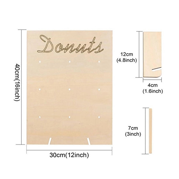 Donuts Stands Board Wall