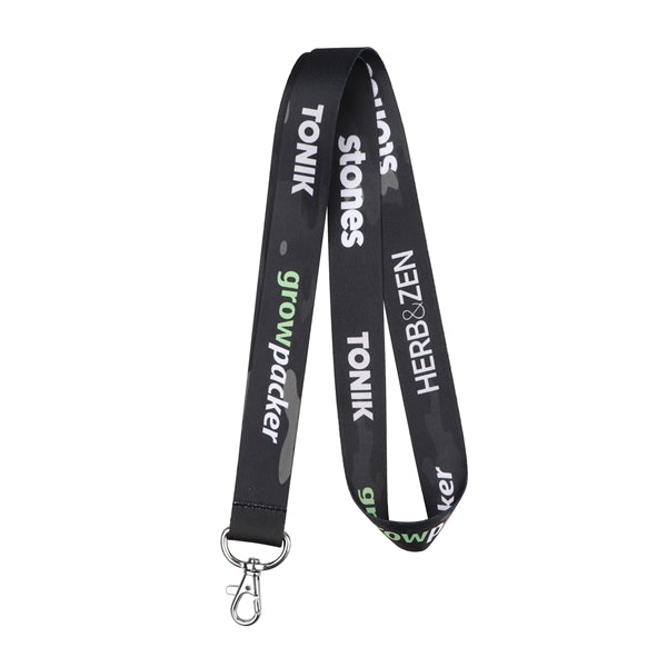 3/4" Full Color Dye Sublimation Lanyard