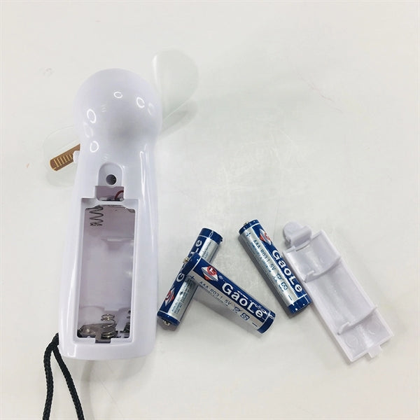Mini Handheld Fan With LED Custom Message