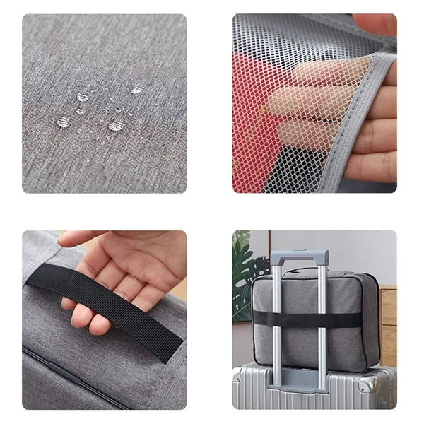 Waterproof 3-Layer Document Storage Bag with Password Lock