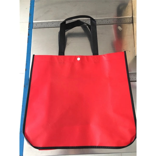 Non-woven laminated four sides printing logo tote bag