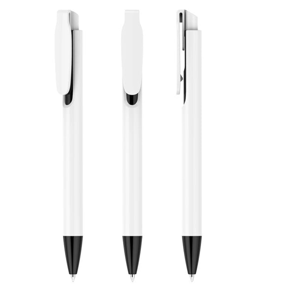 Plastic Push Retractable Ballpoint Pen