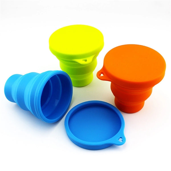 170ml. Portable Collapsible Silicone Water Cup
