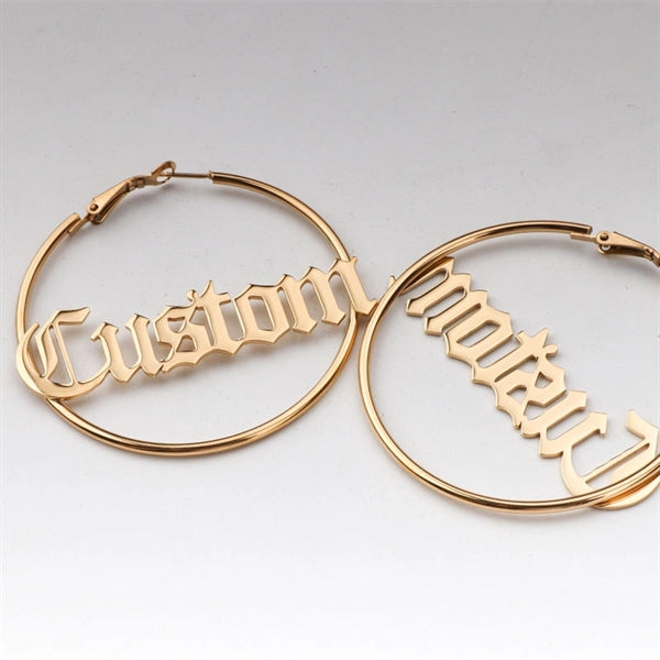 Name Earrings