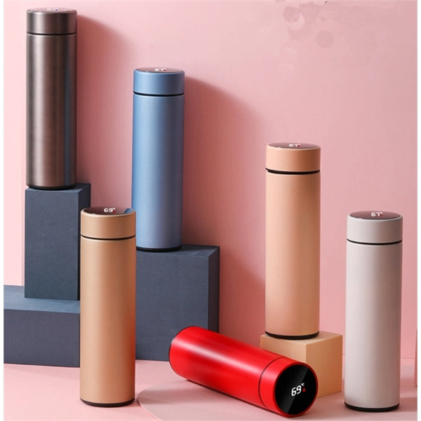 17oz Vacuum Insulated Water Bottle With Temperature Display