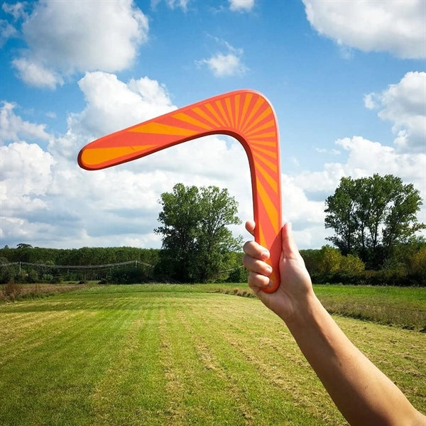 Outdoor Sports Wood Boomerang Flying Toy