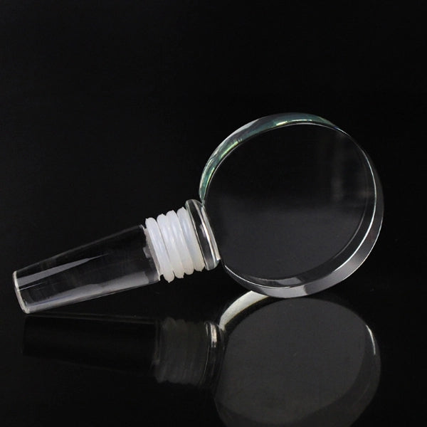 3D Crystal Circle Bottle Stopper