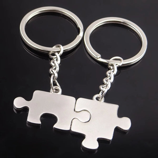 Puzzle keychain