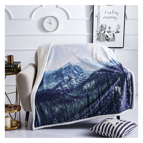 Two Layers Fleece Blanket