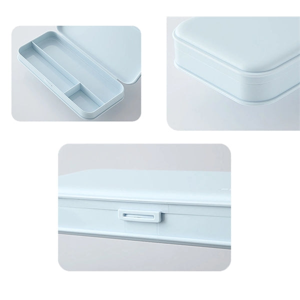 Multifunctional waterproof PP plastic frosted pencil case