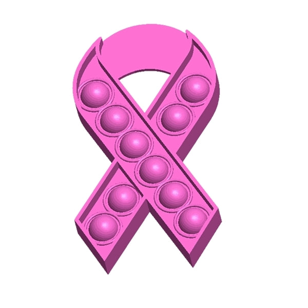 Pop It Fidget Toy - Breast Cancer Awareness