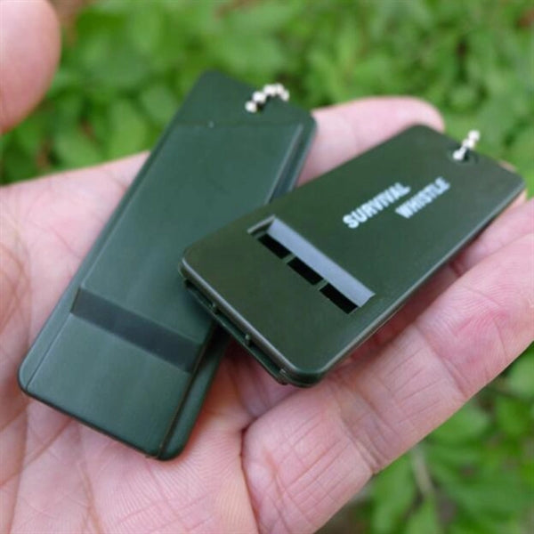 Multi Audio Survival Whistle with Keychain