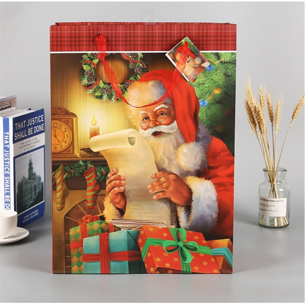 Christmas Kraft Paper Gift Bag