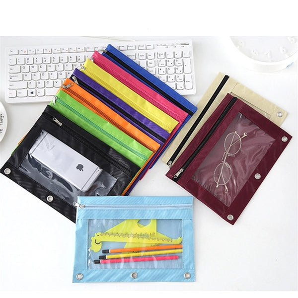 Binder Pencil Pouch with Zipper