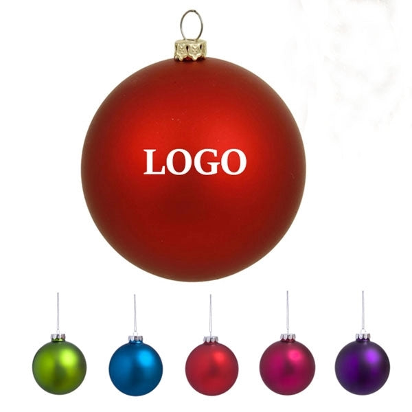 Colorful Plastic Christmas Ball Ornaments