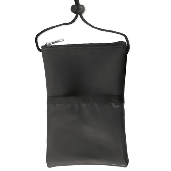 Vinyl Multi-Pocket Credential Wallet with Pen Holder