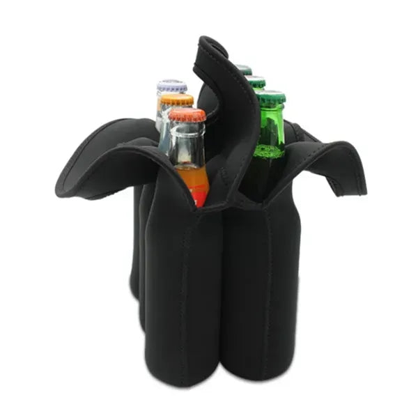 Koozie-portable six-pack party bottle cooler