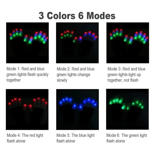 LED Gloves/ Finger Light Up