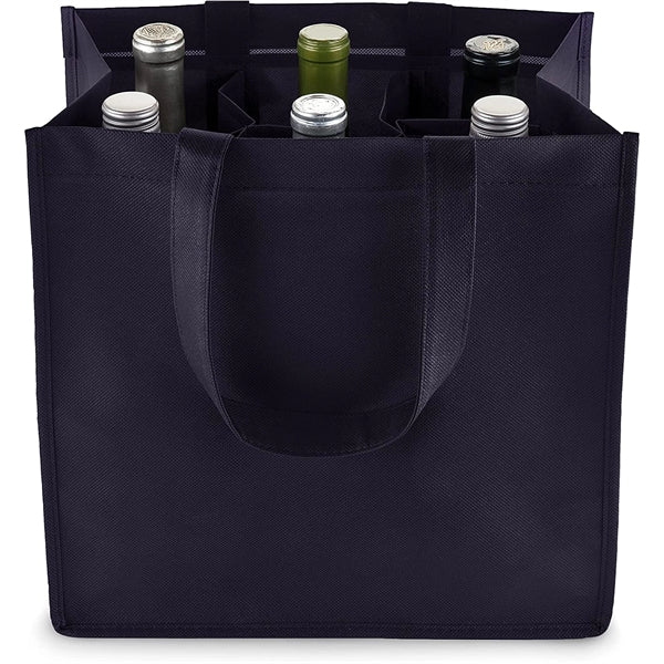Non Woven 6 Bottle Wine Bag