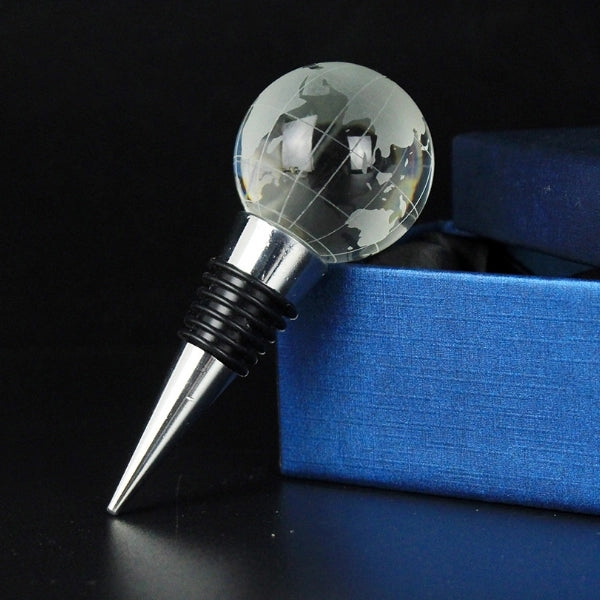 World Globe Wine Bottle Stopper