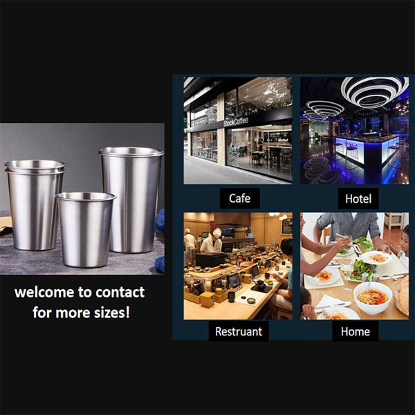12oz Stainless Steel Pint Cups