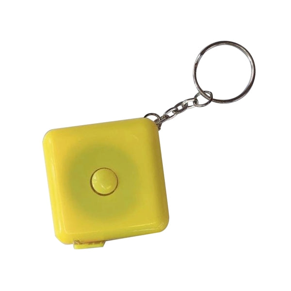 Tape Measure Plastic Keychain