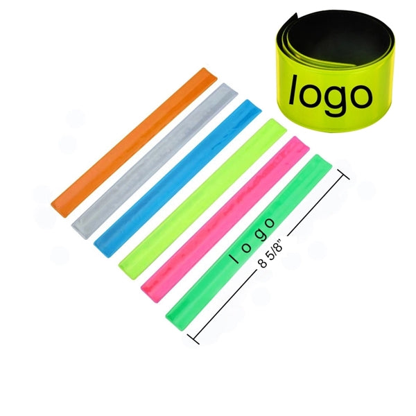Reflective bracelets slap band for gift