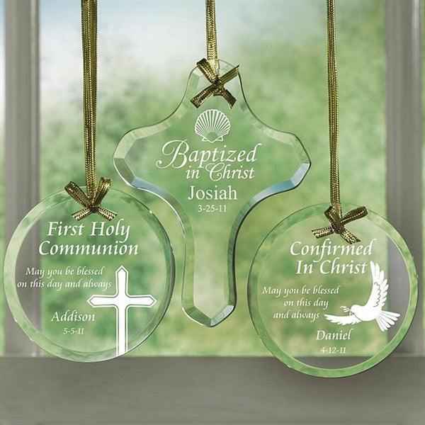 Christmas crystal decoration