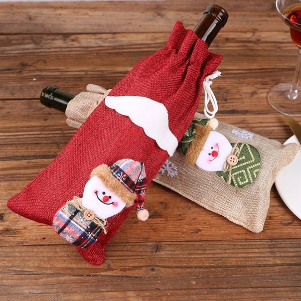 Burlap Wine Bags
